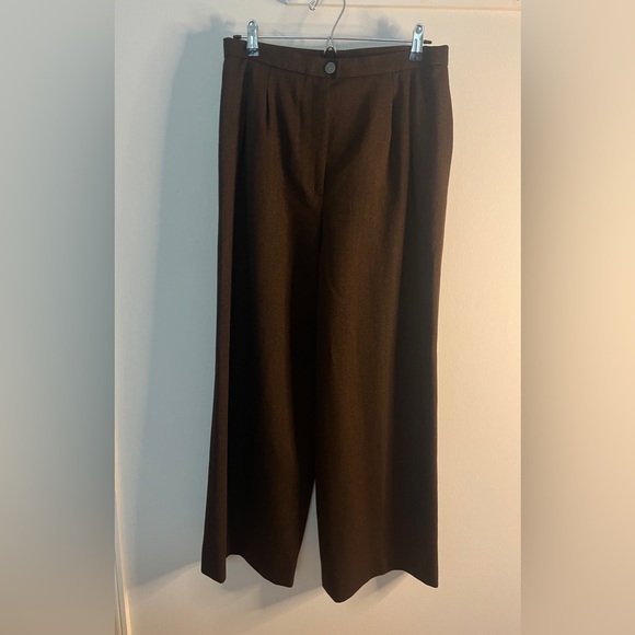 Authentic 97A Chanel wool pleated pants size 40 - Picture 8 of 9